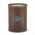 Collegiate Logo Football Texture Oval Wastebasket - Florida